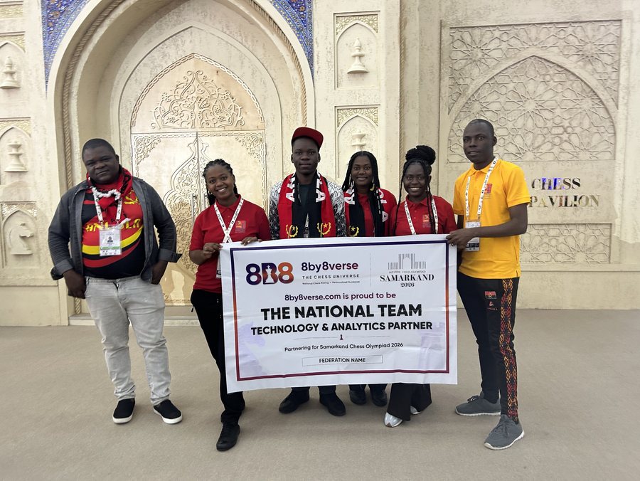 The Angola team with 8by8verse