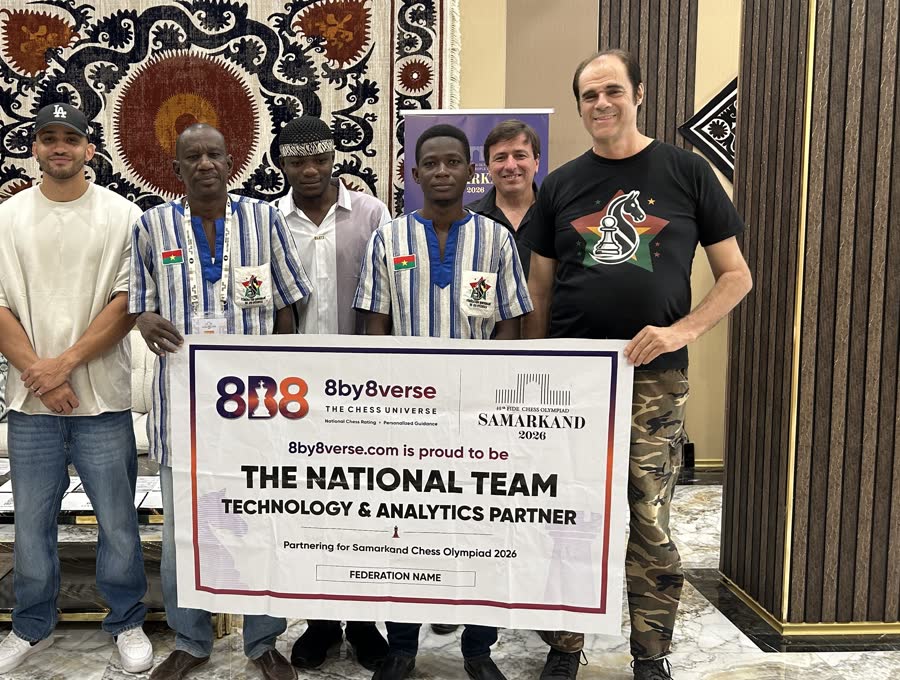The Burkina Faso team with 8by8verse