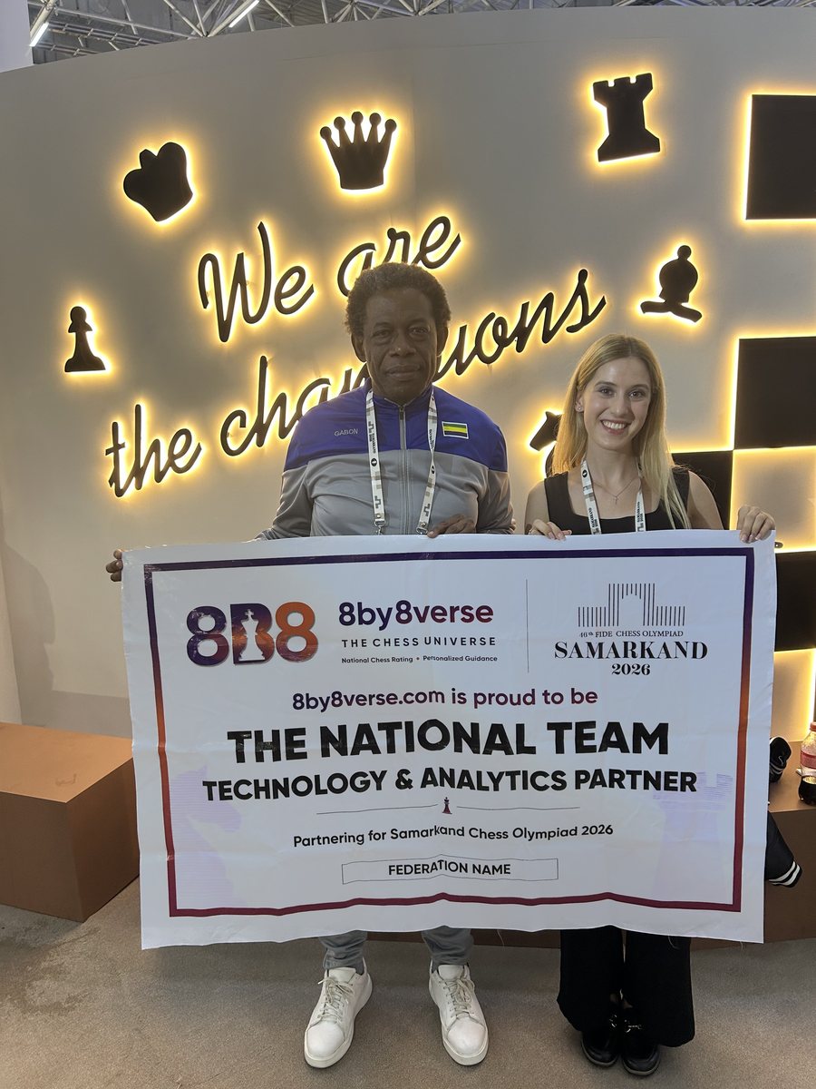 The Gabon team with 8by8verse