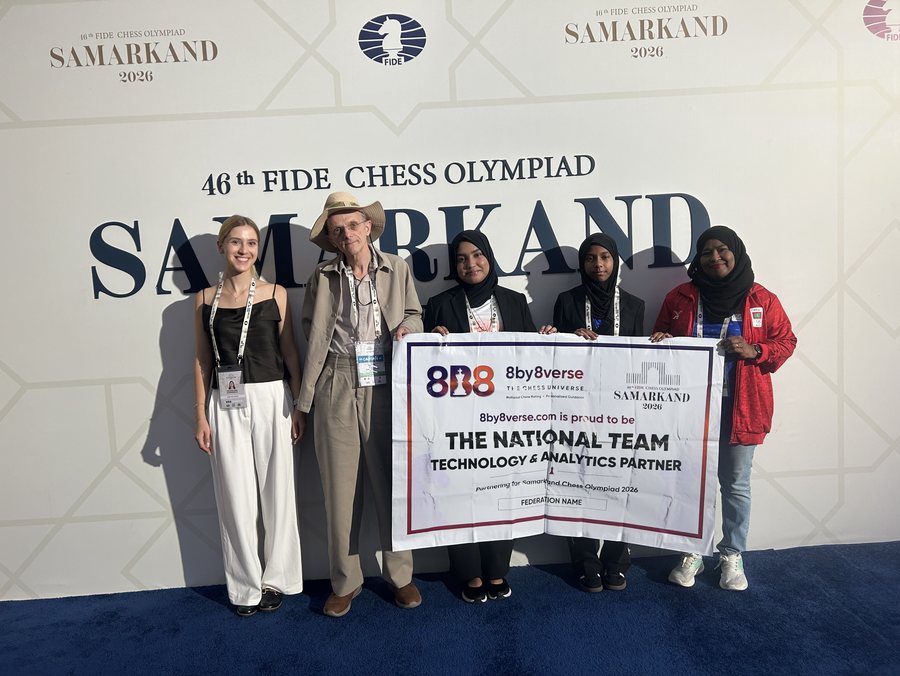 The Maldives team with 8by8verse
